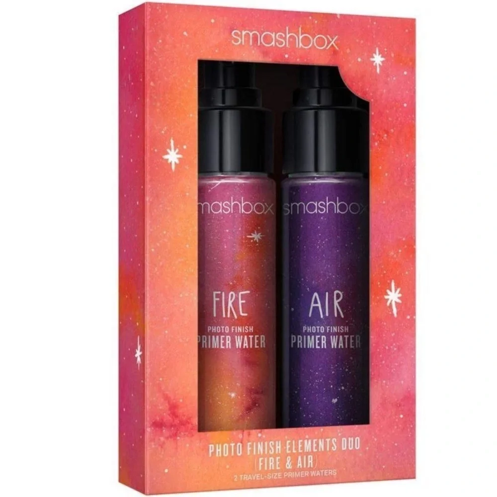 Smashbox Photo Finish Primer Water Duo Fire & Air 2pc NWT